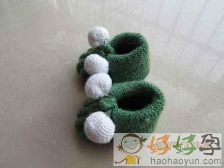 宝宝鞋的编织方法 有图有真相 真的好简单！
