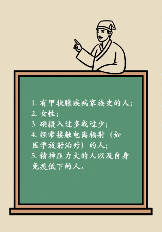 甲状腺结节离癌有多远？这五类人群要当心