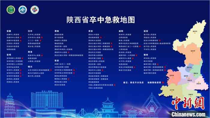 陕西省卒中急救地图发布 打造“黄金一小时卒中