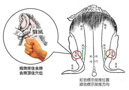 翳风穴位